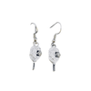 Dangle pickleball earrings