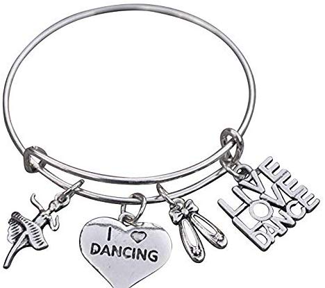 Dance Bangle Bracelet & Card Gift Set