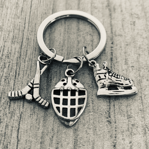 Ice Hockey Goalie Keychain - Pick Charm