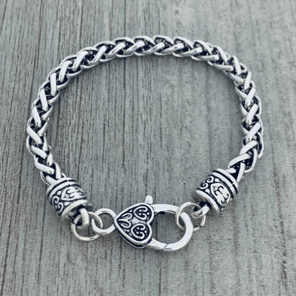 Antique Silver Rope Bracelet