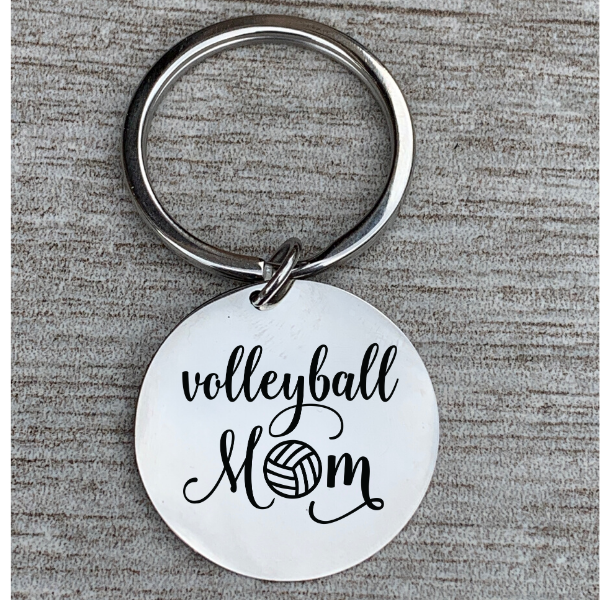 Volleyball Mom Keychain