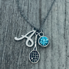 Personalized Tennis necklace for women, teens and girls