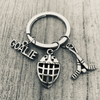 Ice Hockey Goalie Keychain