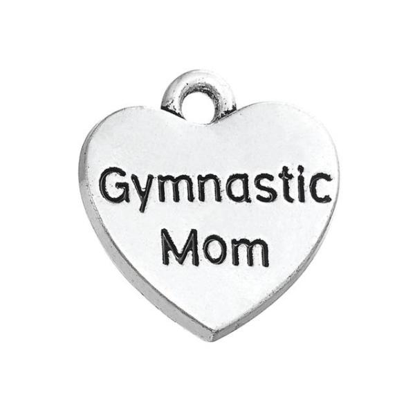 gymnastics mom charm