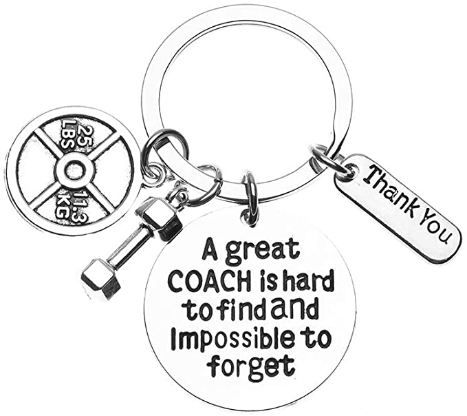 Trainer Fitness Great Coach Is Hard to Find Keychain