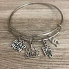 Band Mom Charm Bangle Bracelet - Sportybella