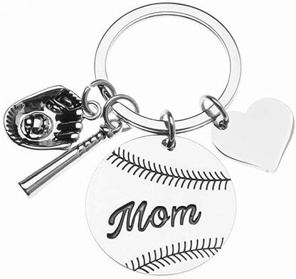 Baseball Mom Keychain