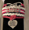 Teacher Charm Bracelet- It Takes a Big Heart to Teach Little Minds - Infinity Collection