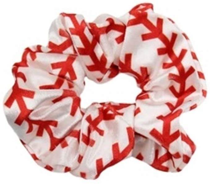 baseball scrunchie