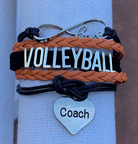 Volleyball Coach Bracelet - Pick Your Team Colors