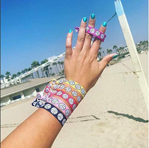 Volleyball Hair Ties Set- Multicolored - Sportybella