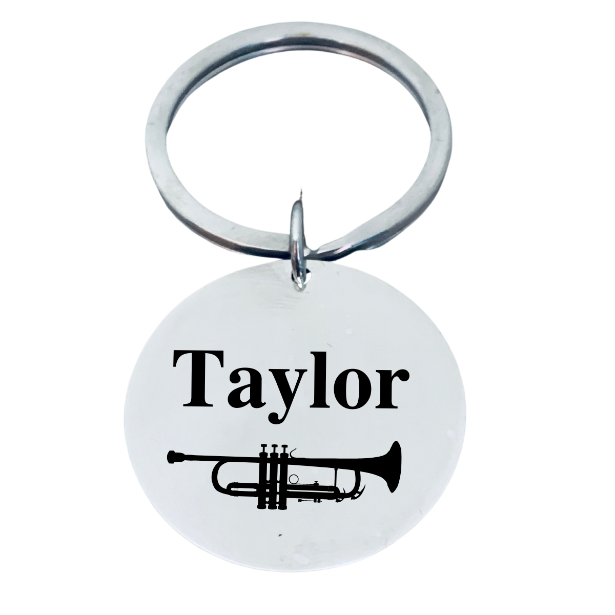 Personalized Trumpet Keychain