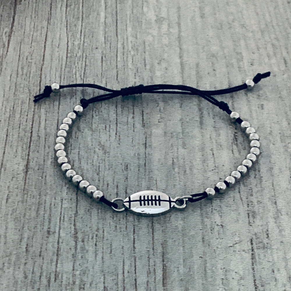 Football Rope Bracelet - Football Mom Gift