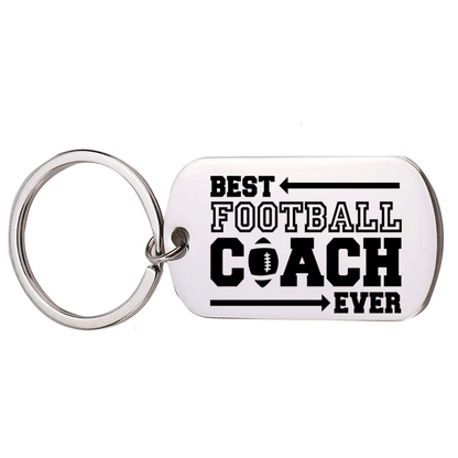 Best Football Coach Keychain