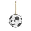 Personalized Soccer Christmas Ornament