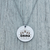 Personalized Engraved Bowling Necklace