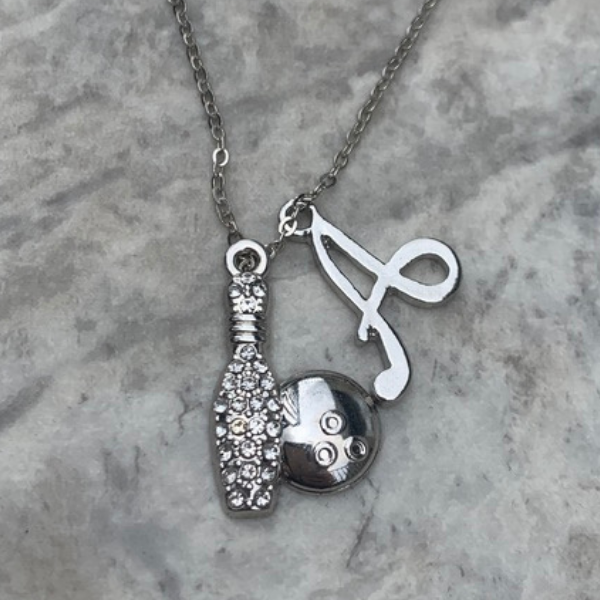 Personlaized Bowling Necklace