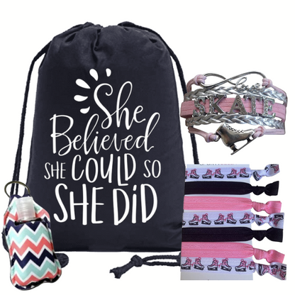 Figure Skating Gift Bundle- She Believed She Could So She Did