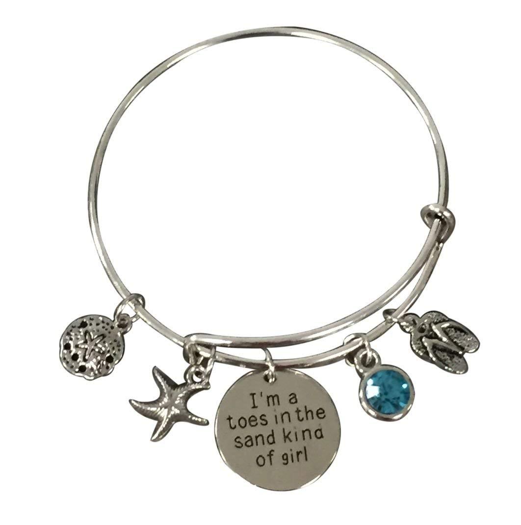 Life is Better at the Beach Bracelet, Beach Jewelry, Gift for Beach Girls - Infinity Collection