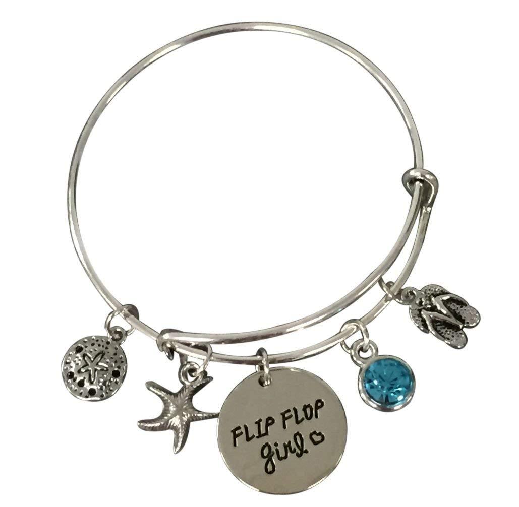 Life is Better at the Beach Bracelet, Beach Jewelry, Gift for Beach Girls - Infinity Collection