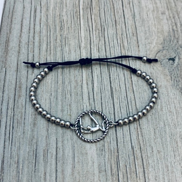 Sports Charm Adjustable Bracelet