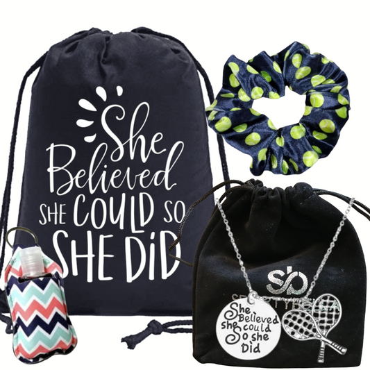 Tennis Gift Bundle 2 - She Believed She Could So She Did
