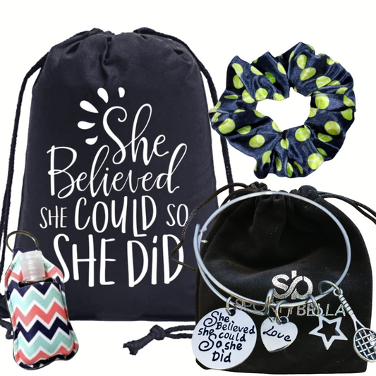 Tennis Gift Bundle 3 - She Believed She Could So She Did