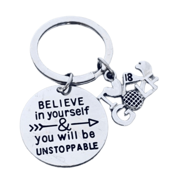 Golf Keychain - Believe in Yourself