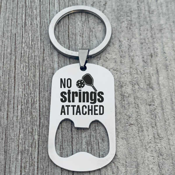 Pickleball Keychain - No Strings Attached