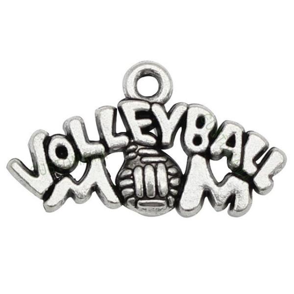 Volleyball Mom Charm - Sportybella