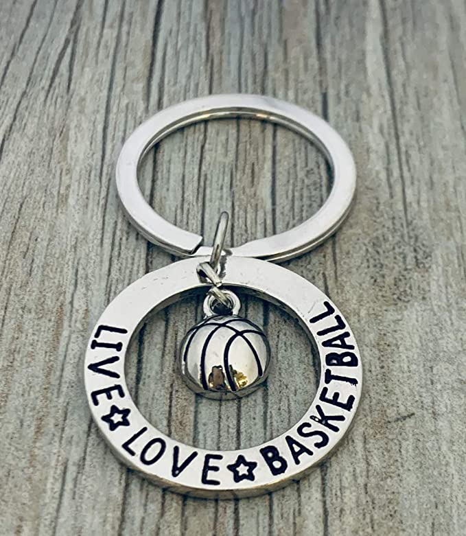 Live Love Basketball Keychain