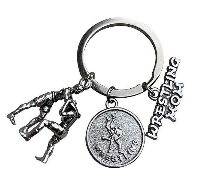 Wrestling Mom Keychain