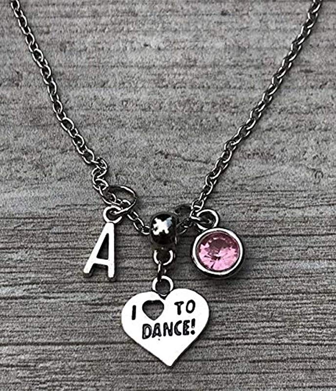 Personalized Dance Necklace & Card Gift Set