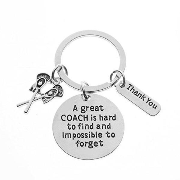 Lacrosse Great Coach is Hard to Find Coach Keychain - Sportybella