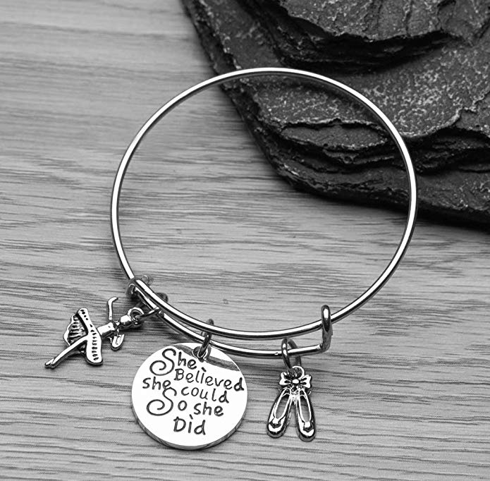 Dance She Did Bracelet & Card Gift Set