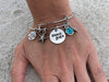 Life is Better at the Beach Bracelet, Beach Jewelry, Gift for Beach Girls - Infinity Collection