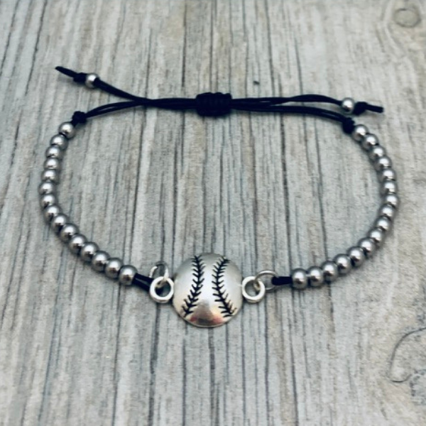 Sports Charm Adjustable Bracelet