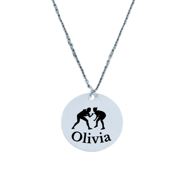 Personalized Wrestling Necklace