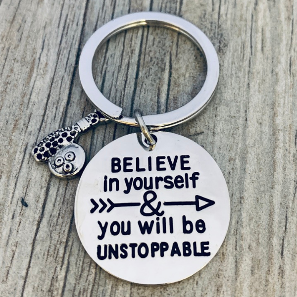 Bowling Keychain -Believe in Yourself