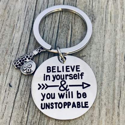 Bowling Keychain -Believe in Yourself