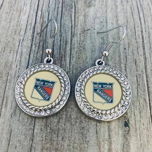 New York Rangers Earrings