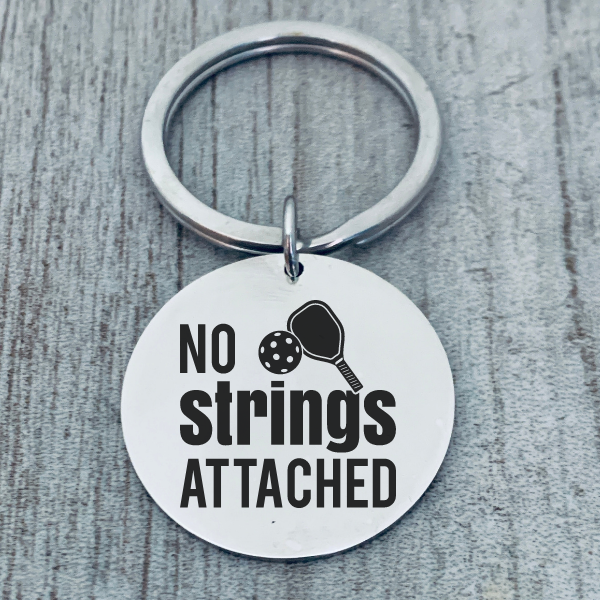 Pickleball Keychain - No Strings Attached