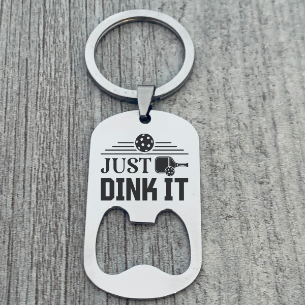 Pickleball Keychain - Just Dink It