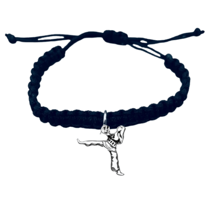 Karate Girl Adjustable Rope Bracelet