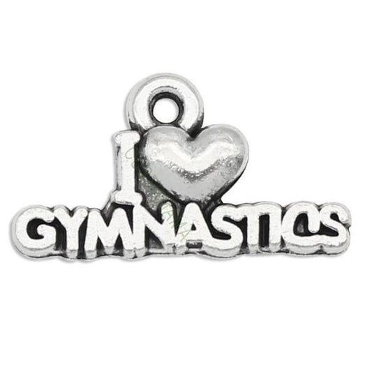 I Love Gymnastics Charm - Sportybella