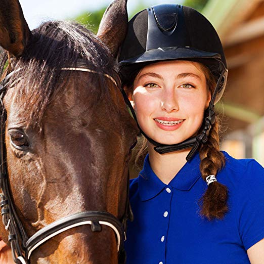 Girls Multi Colored Equestrian Horse Hair Ties