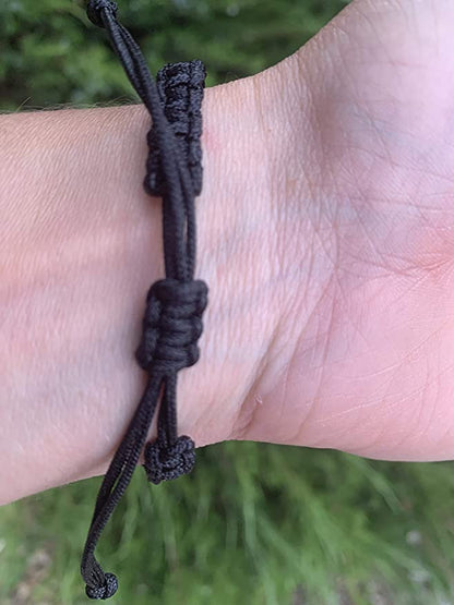 Music Rope Bracelet- Treble Clef Charm
