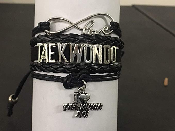 Taekwondo Black Belt Bracelet