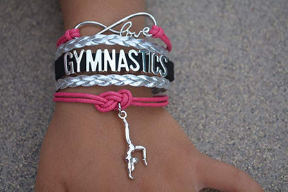 Gymnastics Bracelet and Hair Tie Gift Set