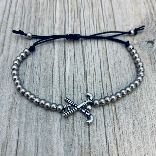 Sports Charm Adjustable Bracelet